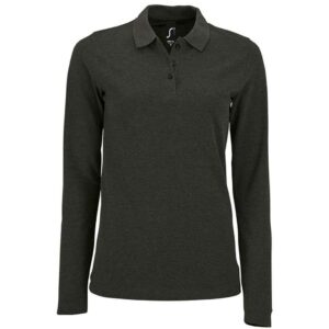SOL'S Ladies Perfect Long Sleeve Pique Polo Shirt