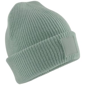 Beechfield Kids Deep Cuffed Tonal Patch Beanie