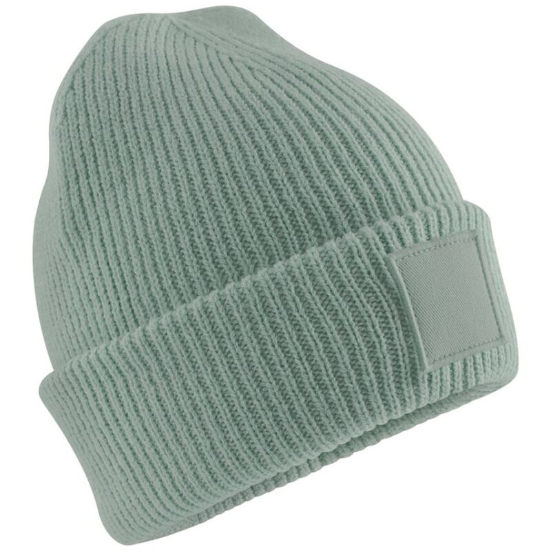 Beechfield Kids Deep Cuffed Tonal Patch Beanie
