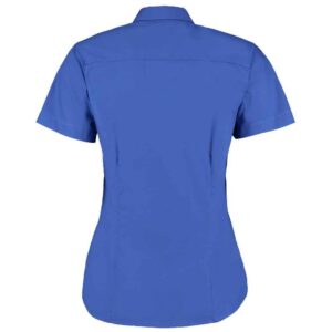 Kustom Kit Ladies Premium Short Sleeve Tailored Oxford Shirt