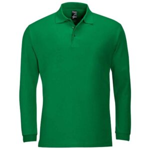 SOL'S Winter II Long Sleeve Cotton Pique Polo Shirt