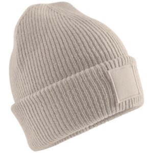 Beechfield Kids Deep Cuffed Tonal Patch Beanie