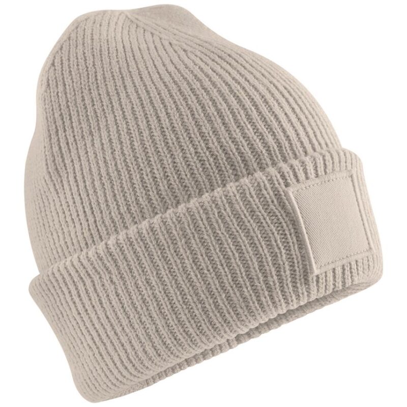 Beechfield Kids Deep Cuffed Tonal Patch Beanie