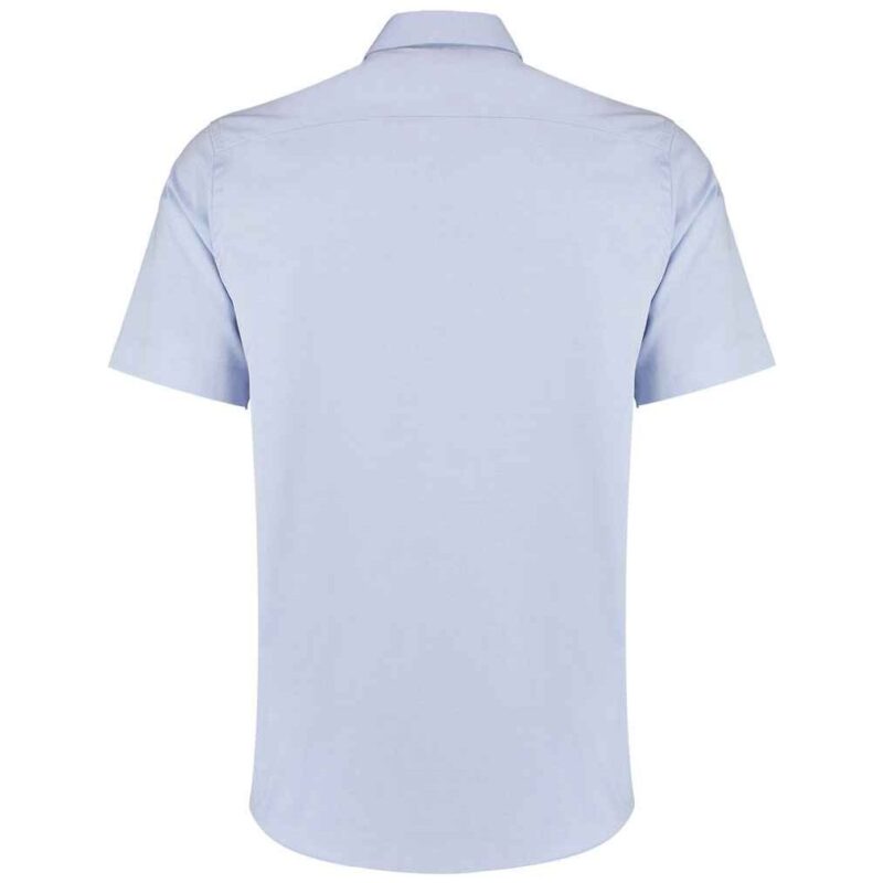 Kustom Kit Premium Short Sleeve Tailored Oxford Shirt