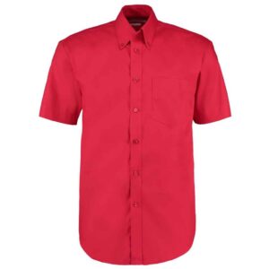 Kustom Kit Premium Short Sleeve Classic Fit Oxford Shirt