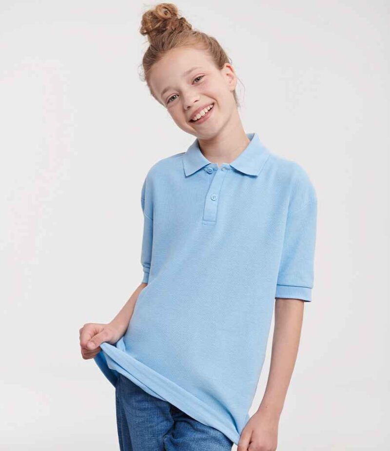 Russell Athletic Kids Poly/Cotton Pique Polo Shirt