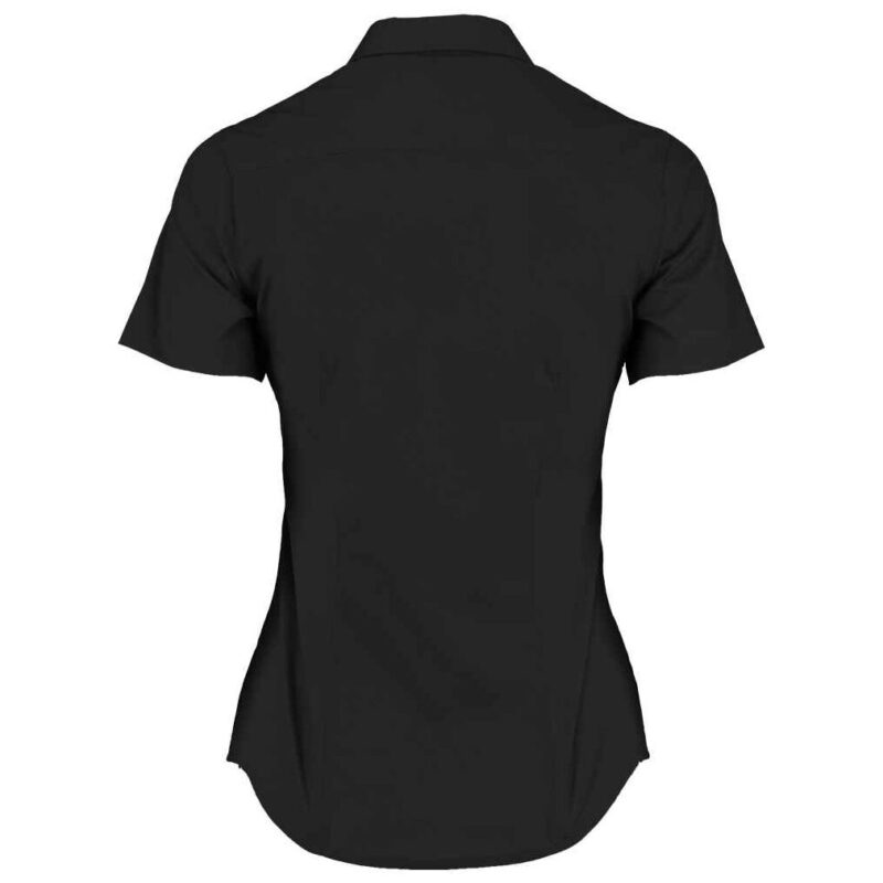 Kustom Kit Ladies Short Sleeve Tailored Poplin Shirt