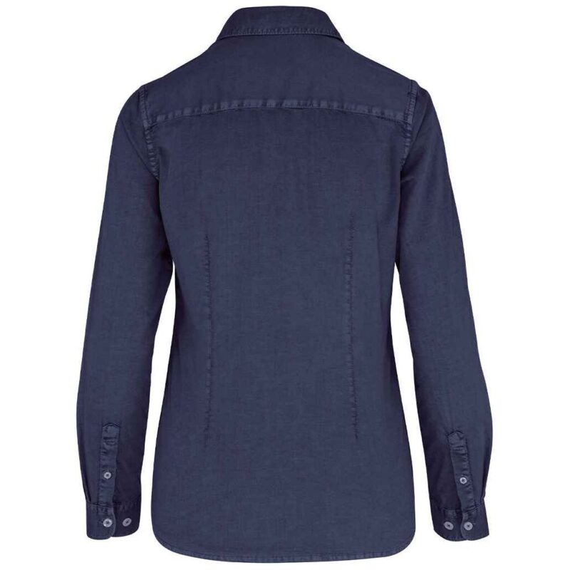 Native Spirit Ladies Washed Long Sleeve Shirt