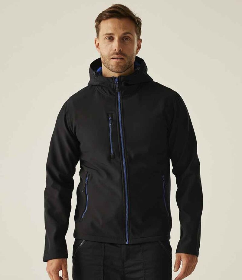 Regatta Navigate Two Layer Hooded Soft Shell Jacket