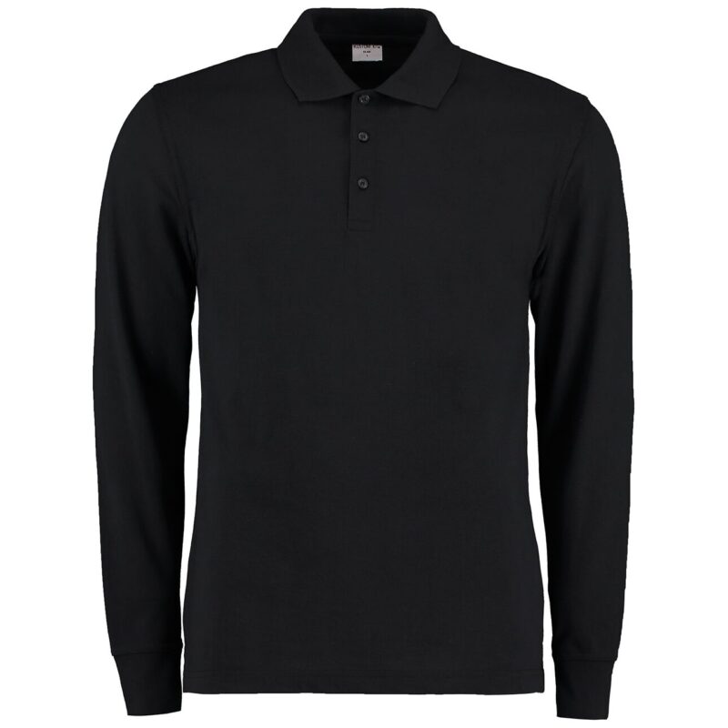 Kustom Kit Long Sleeve Poly/Cotton Pique Polo Shirt