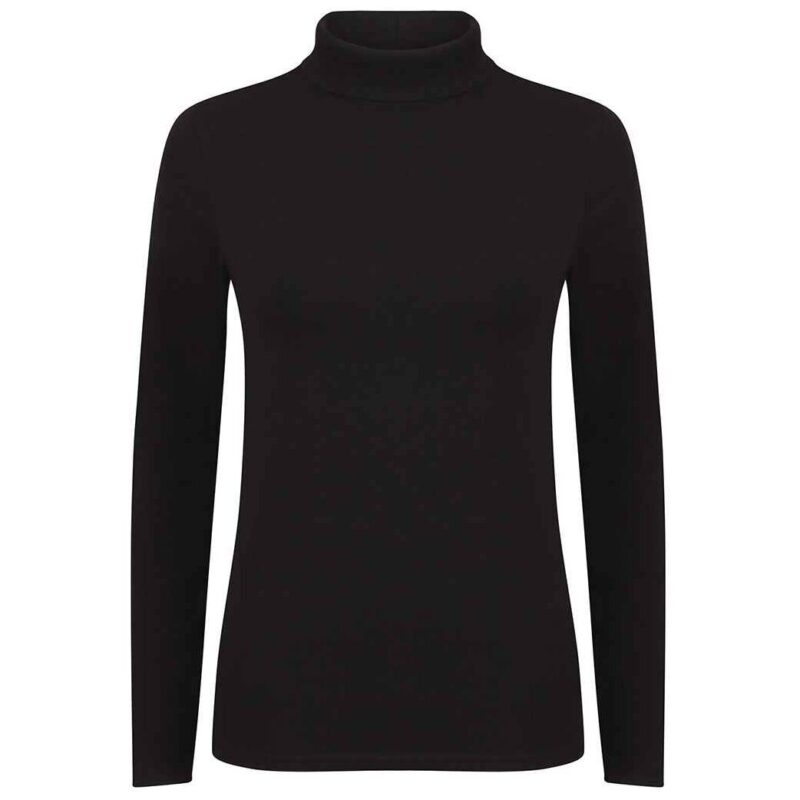 SF Clothing Ladies Feel Good Stretch Roll Neck T-Shirt