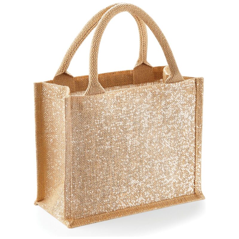 Westford Mill Shimmer Jute Mini Gift Bag