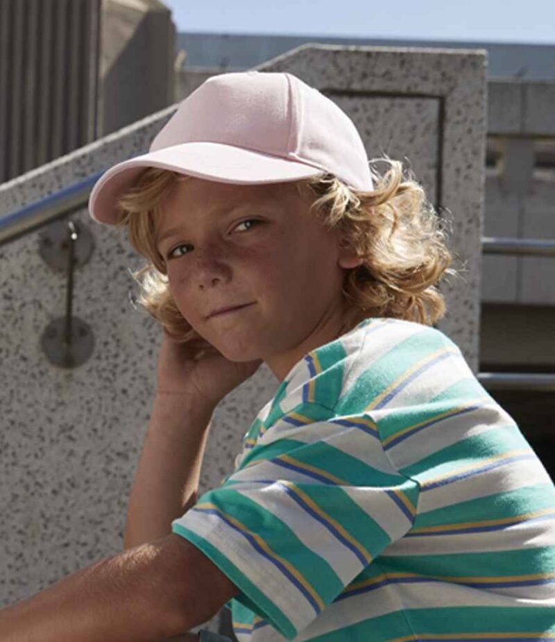 Beechfield Kids Organic Cotton 5 Panel Cap