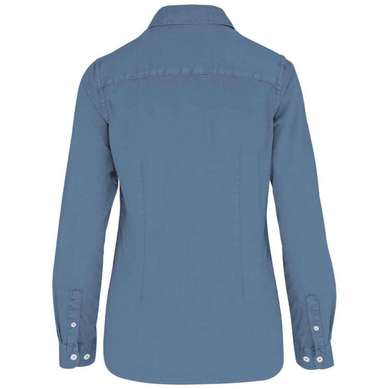 Native Spirit Ladies Washed Long Sleeve Shirt