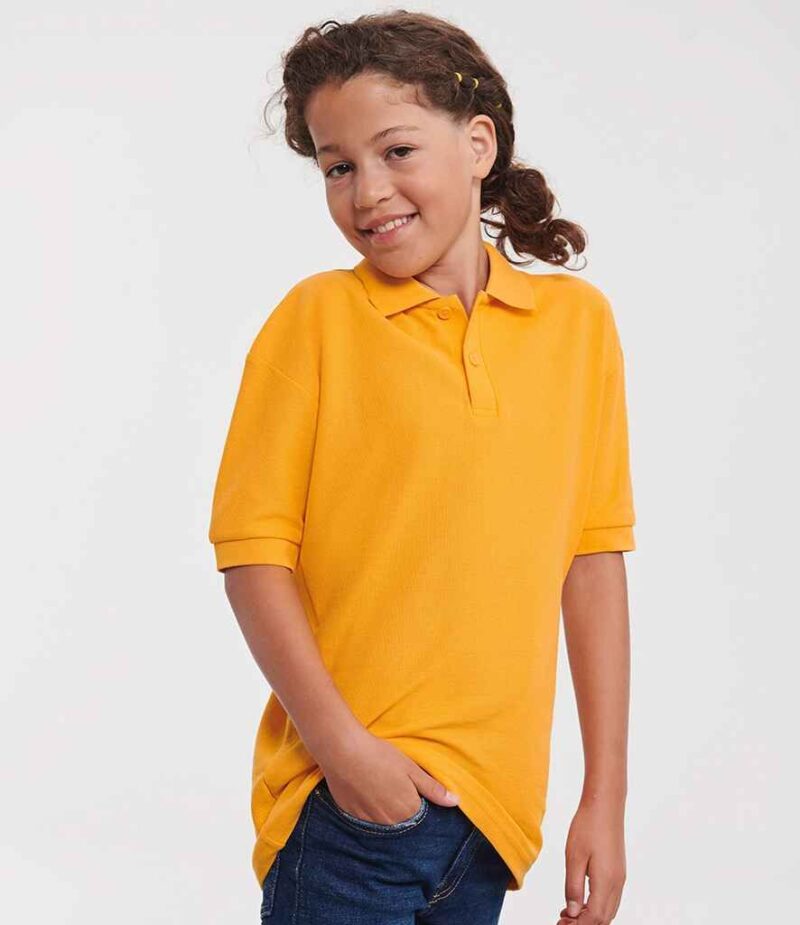 Russell Athletic Kids Poly/Cotton Pique Polo Shirt