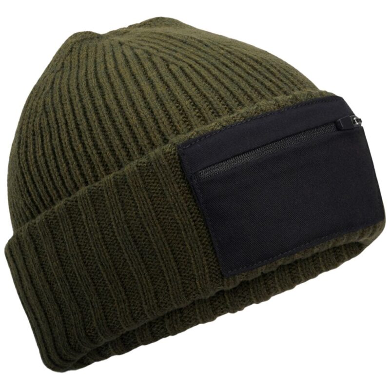 Beechfield Zip Patch Beanie