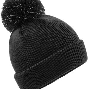 Beechfield Kids Reflective Bobble Beanie