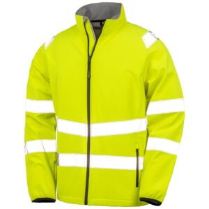 Result Recycled Printable Safety Soft Shell Jacket