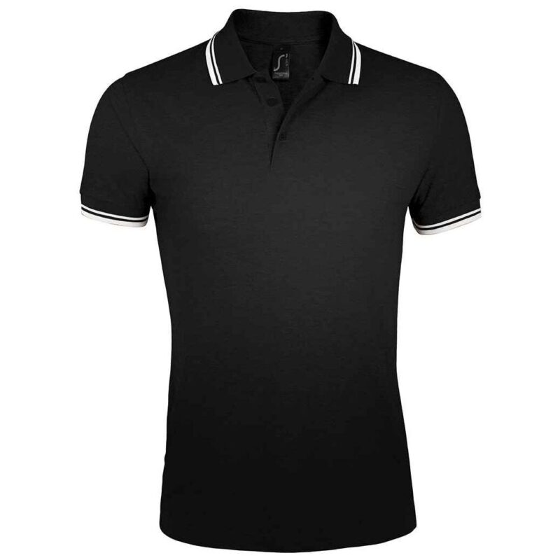 SOL'S Pasadena Tipped Cotton Pique Polo Shirt