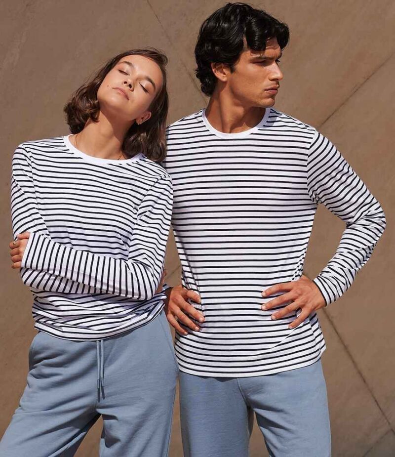 SF Clothing Unisex Long Sleeve Striped T-Shirt