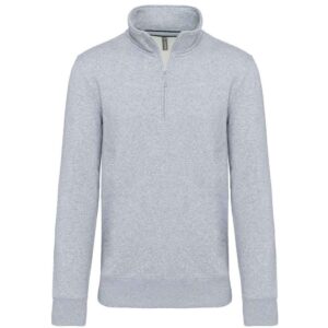 Kariban Zip Neck Sweatshirt