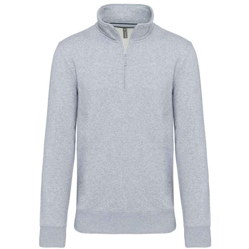 Kariban Zip Neck Sweatshirt