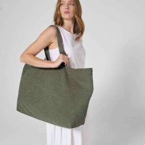 Westford Mill Garment Dyed Oversized Tote Bag