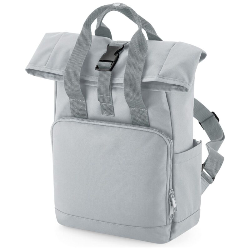 BagBase Recycled Mini Twin Handle Roll-Top Backpack