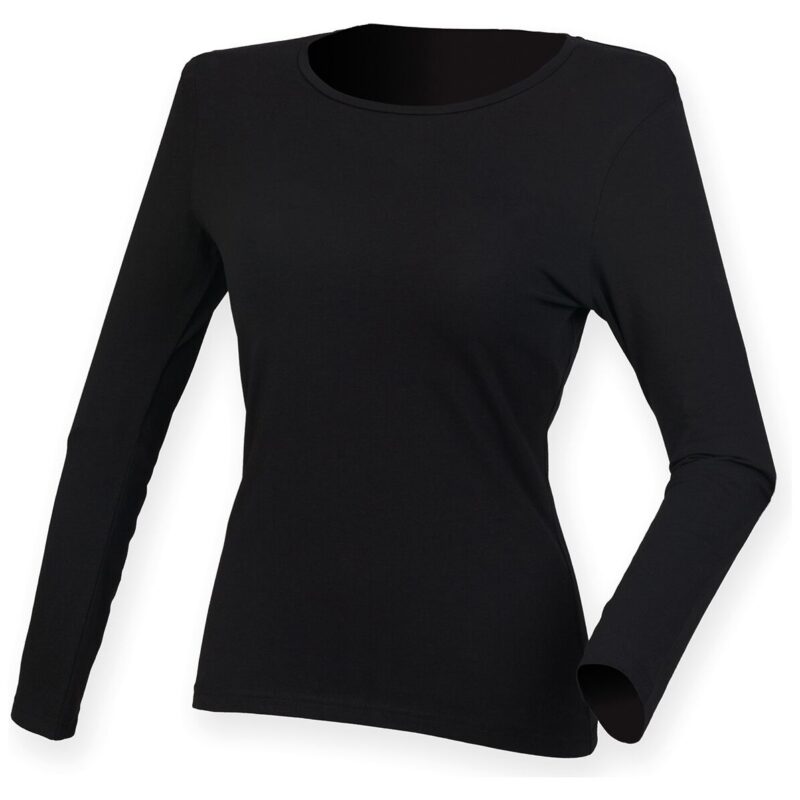 SF Clothing Ladies Feel Good Long Sleeve Stretch T-Shirt