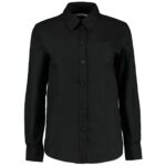 Kustom Kit Ladies Long Sleeve Tailored Workwear Oxford Shirt