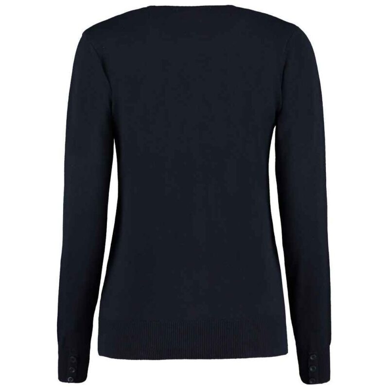 Kustom Kit Ladies Arundel Cotton Acrylic V Neck Cardigan