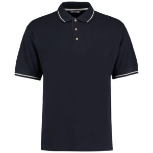 Kustom Kit St Mellion Tipped Cotton Pique Polo Shirt