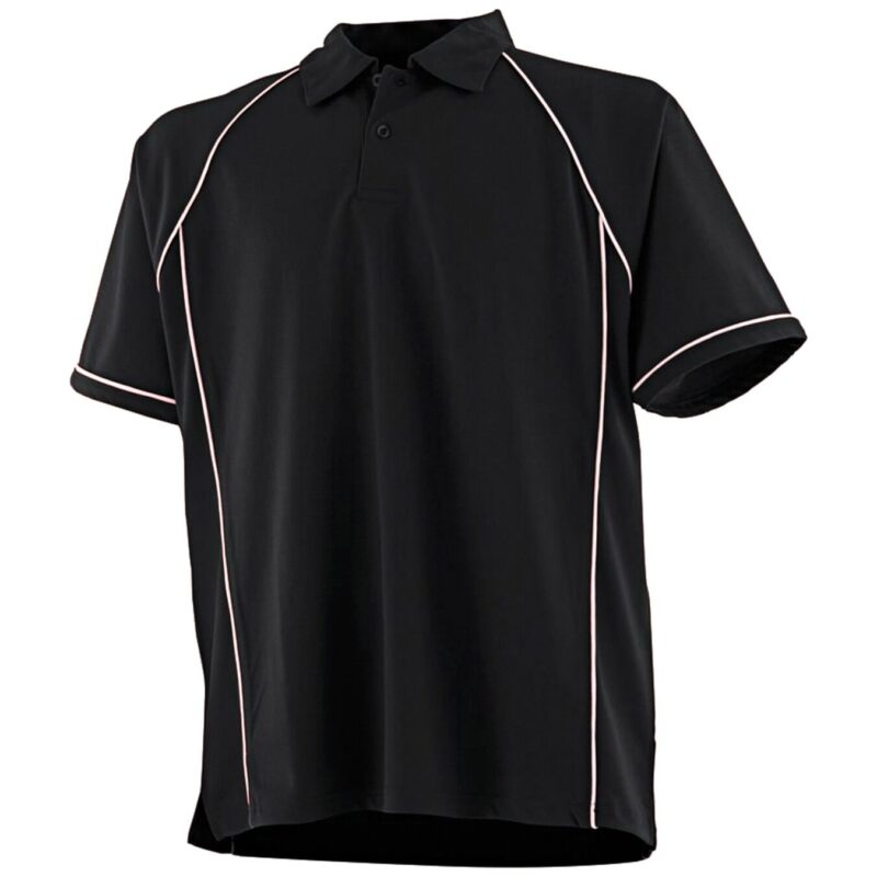 Finden + Hales Performance Piped Polo Shirt