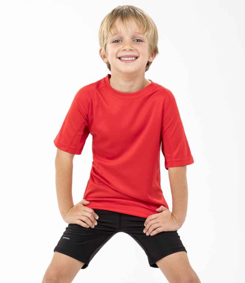 Spiro Kids Impact Performance Aircool T-Shirt