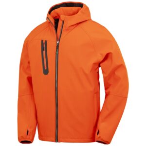 Result Recycled Three Layer Printable Hooded Soft Shell Jacket