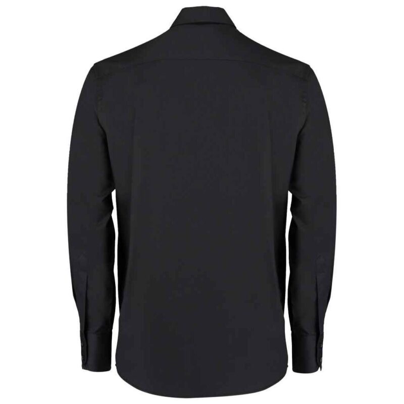 Kustom Kit Premium Long Sleeve Tailored Oxford Shirt