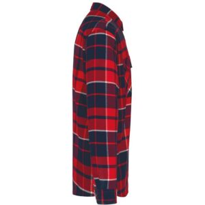 Kariban Sherpa Lined Checked Shirt Jacket