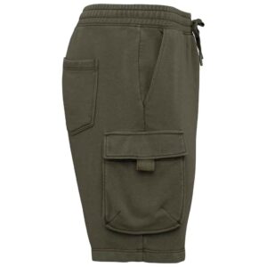 Native Spirit French Terry Washed Effect Cargo Shorts