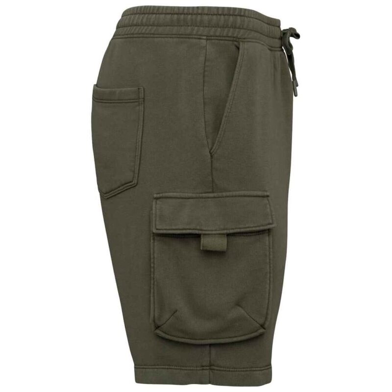 Native Spirit French Terry Washed Effect Cargo Shorts