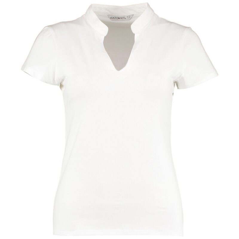 Kustom Kit Ladies V Neck Corporate Top