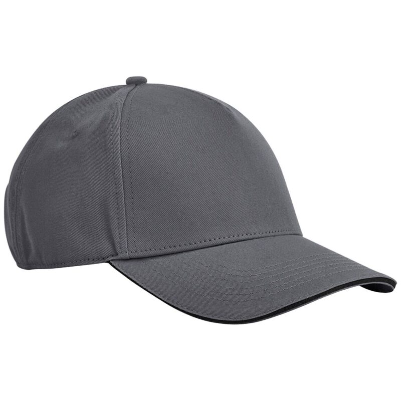Beechfield EarthAware Classic Organic Cotton 5 Panel Sandwich Peak Cap