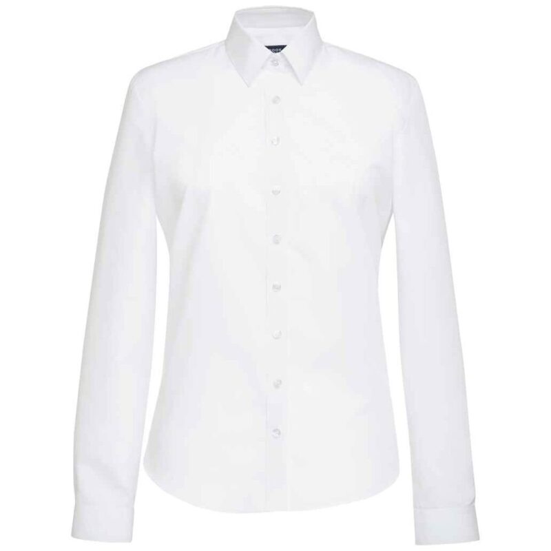 Brook Taverner Ladies Selene Long Sleeve Poplin Shirt