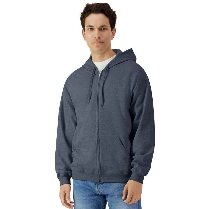Gildan SoftStyle Midweight Full Zip Hooded Sweatshirt