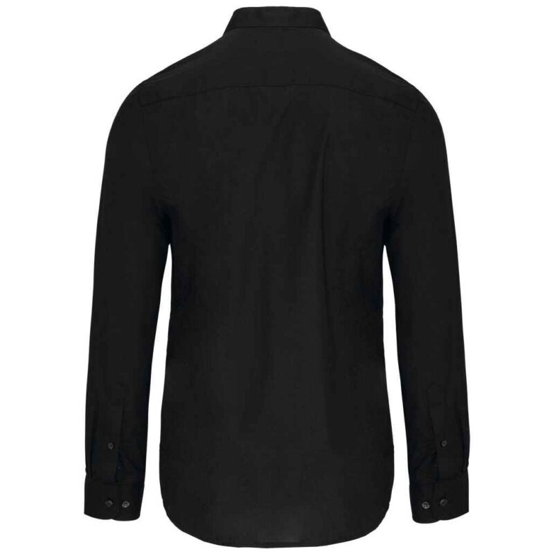 Kariban Long Sleeve Mandarin Collar Shirt