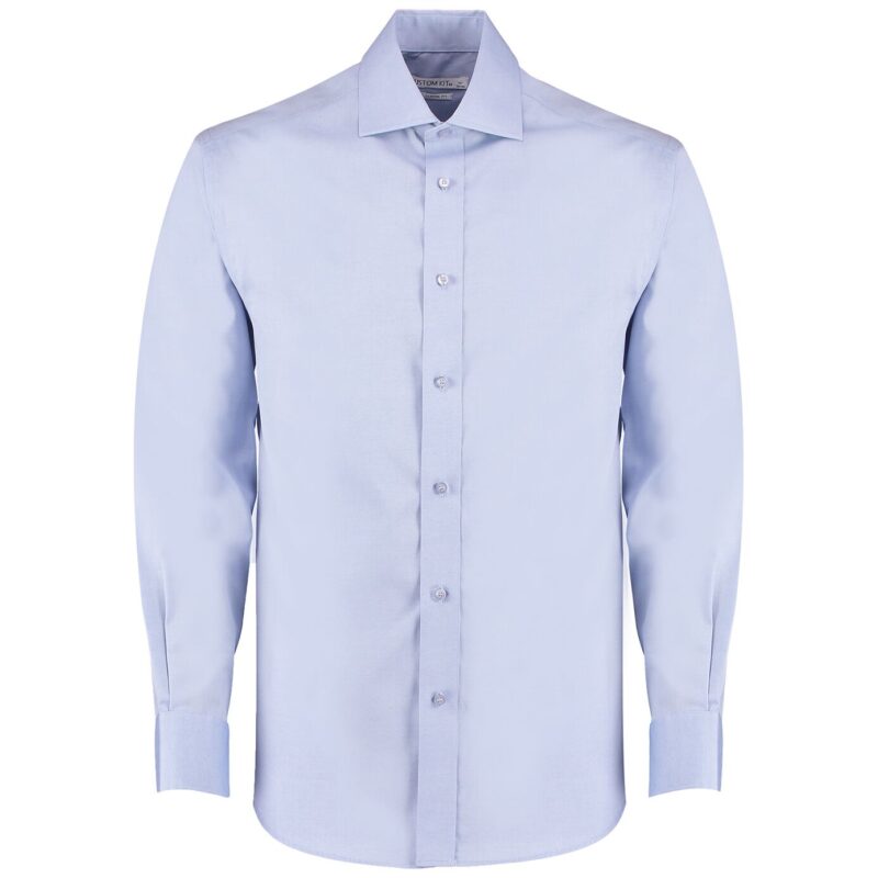 Kustom Kit Premium Long Sleeve Classic Fit Oxford Shirt