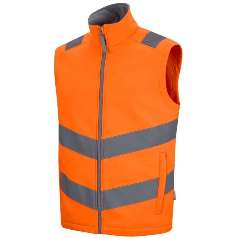 Regatta High Visibility Pro Contract Ablaze Soft Shell Bodywarmer