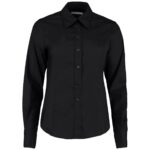Kustom Kit Ladies Premium Long Sleeve Tailored Oxford Shirt