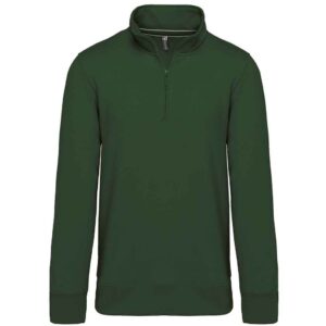 Kariban Zip Neck Sweatshirt