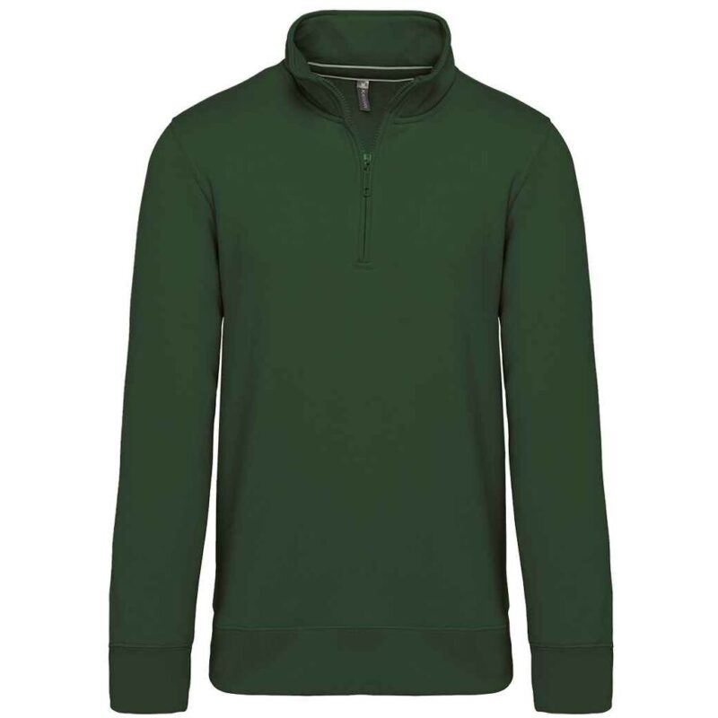 Kariban Zip Neck Sweatshirt