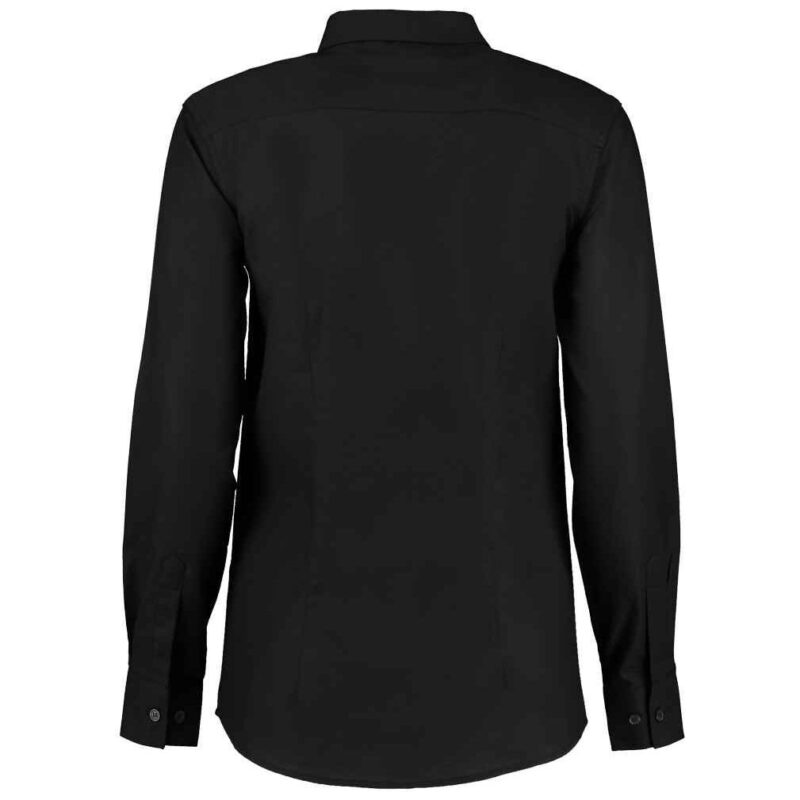 Kustom Kit Ladies Long Sleeve Tailored Workwear Oxford Shirt